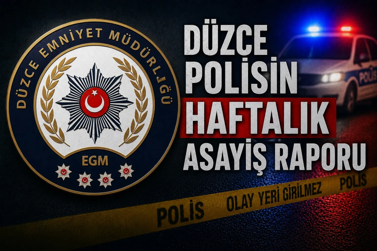 EMNİYETTEN HAFTALIK ASAYİŞ RAPORU