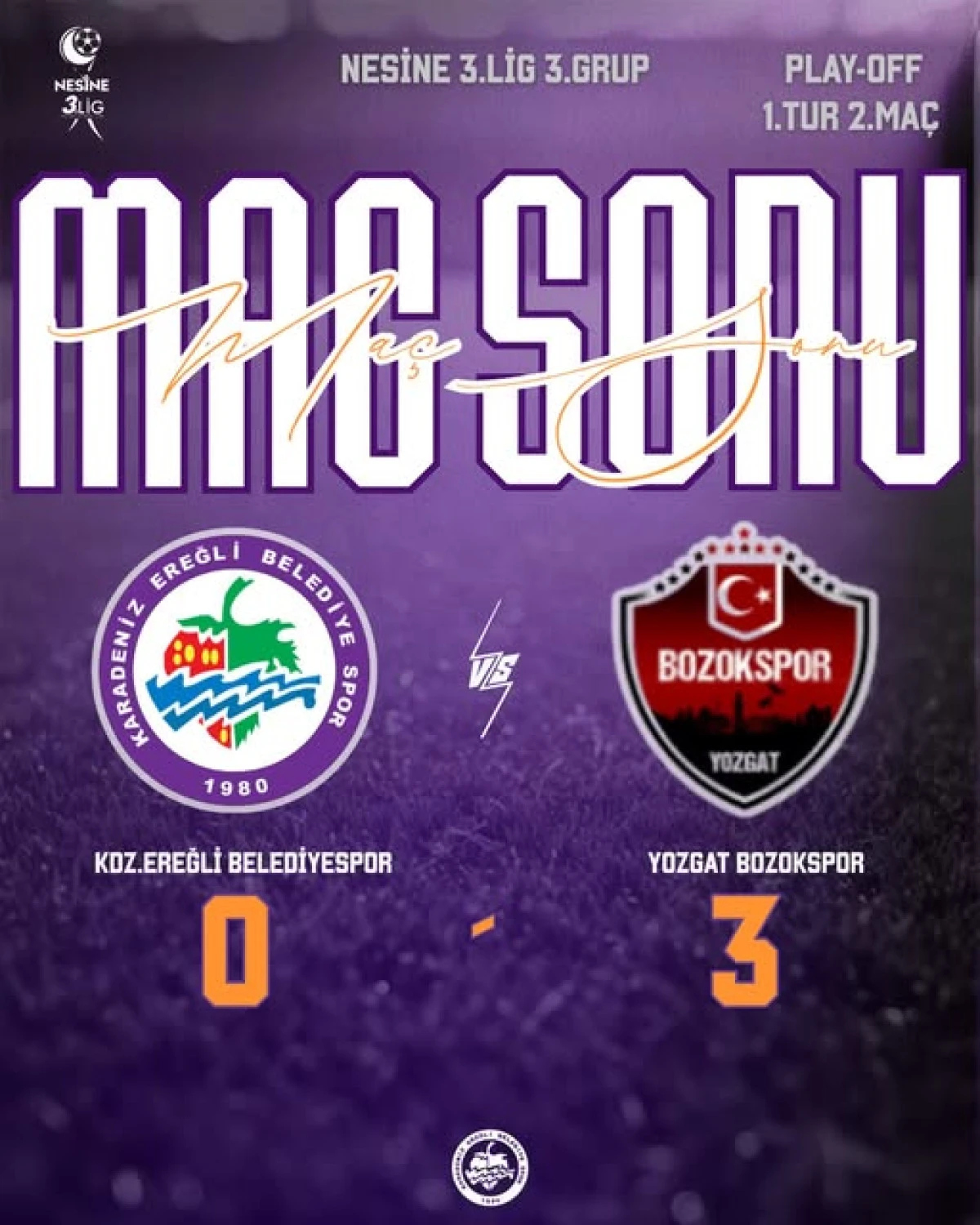 Ereğli Belediyespor Play-Off&rsquo;a Havlu Attı: Sahasında Sessiz Veda