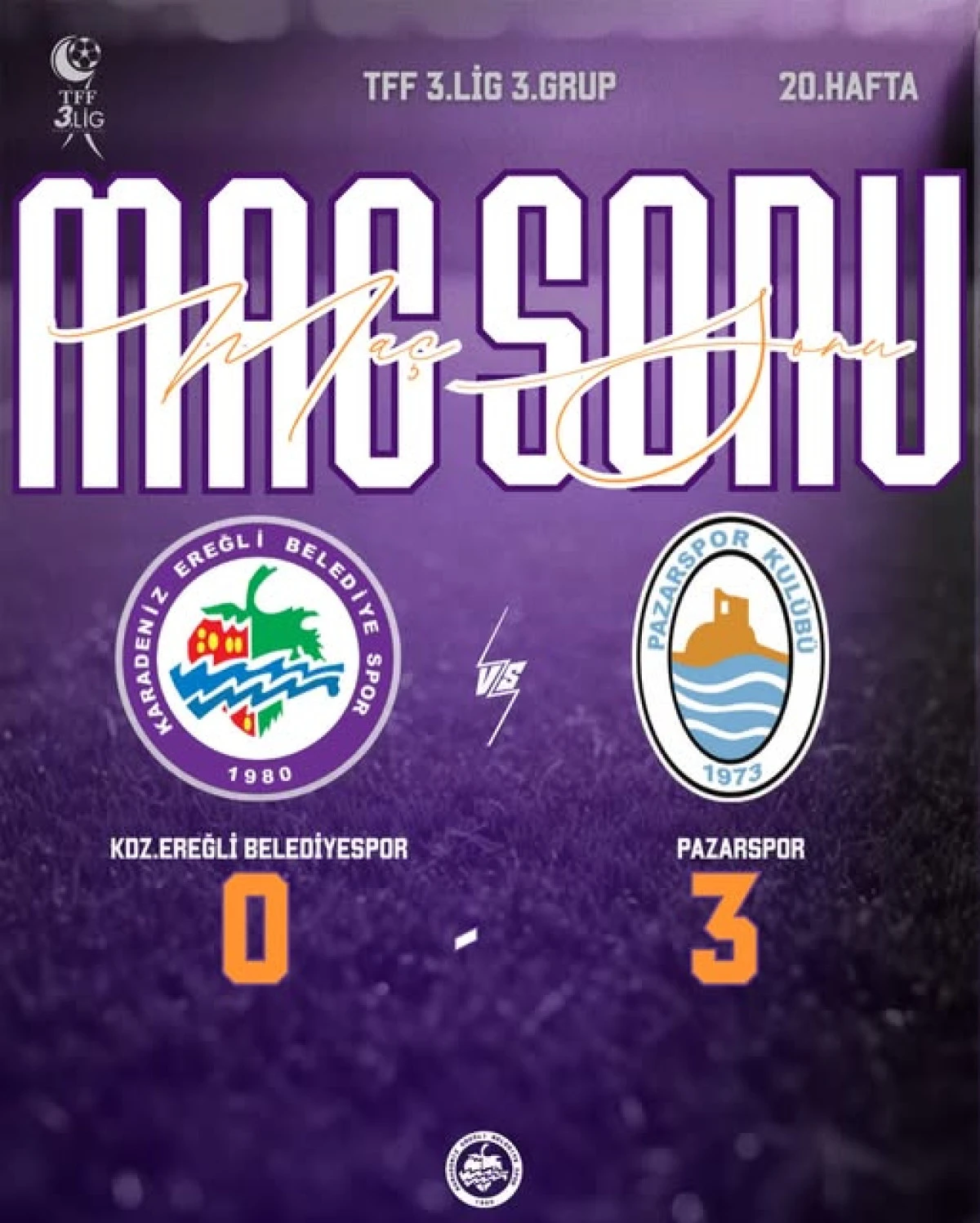 EREĞLİ BELEDİYESPOR&rsquo;A SOĞUK DUŞ