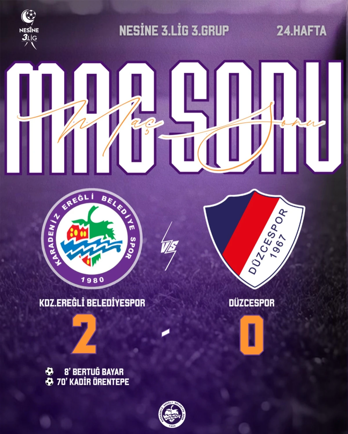 (G&ouml;r&uuml;nt&uuml;l&uuml;) EREĞLİ KENETLENDİ &ndash; BU TAKIMA ŞAPKA &Ccedil;IKARILIR