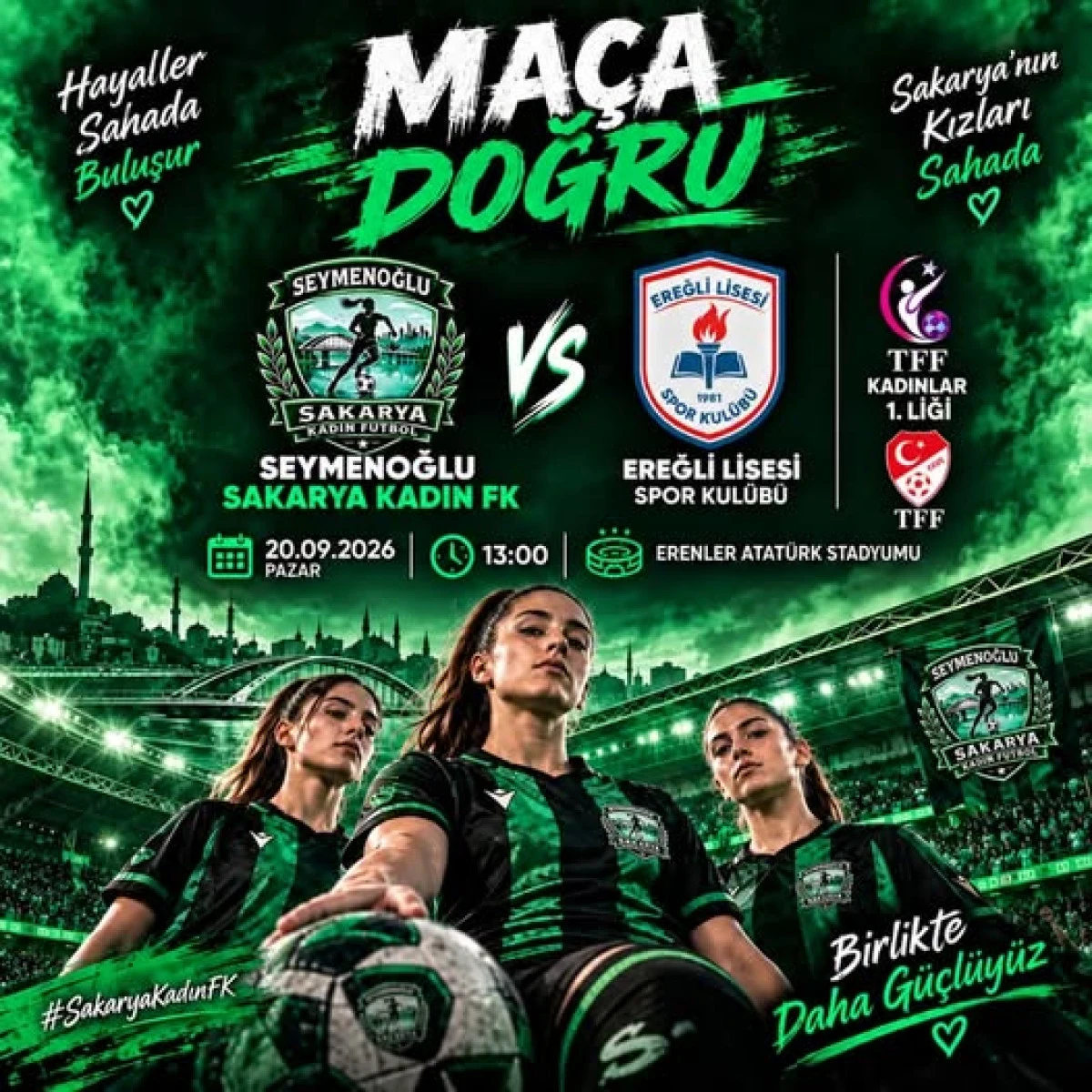 EREĞLİ LİSESİ SAKARYA DA İLK MA&Ccedil;INA &Ccedil;IKIYOR