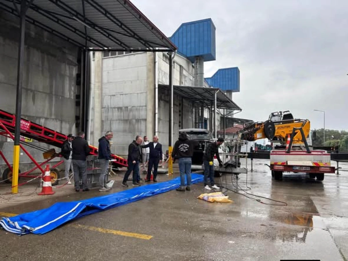 Fındık Alım Merkezi&rsquo;nde &Uuml;reticiler Ziyaret Edildi
