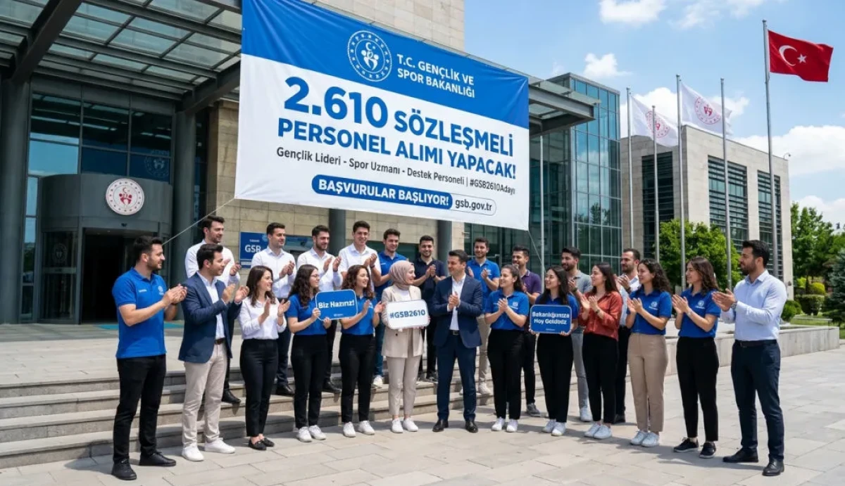 Gen&ccedil;lik ve Spor Bakanlığı 2.610 Personel Alımı Yapacak