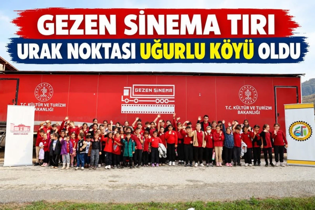 GEZEN SİNEMA TIRI&rsquo;NIN ONUNCU DURAĞI UĞURLU K&Ouml;Y&Uuml; OLDU