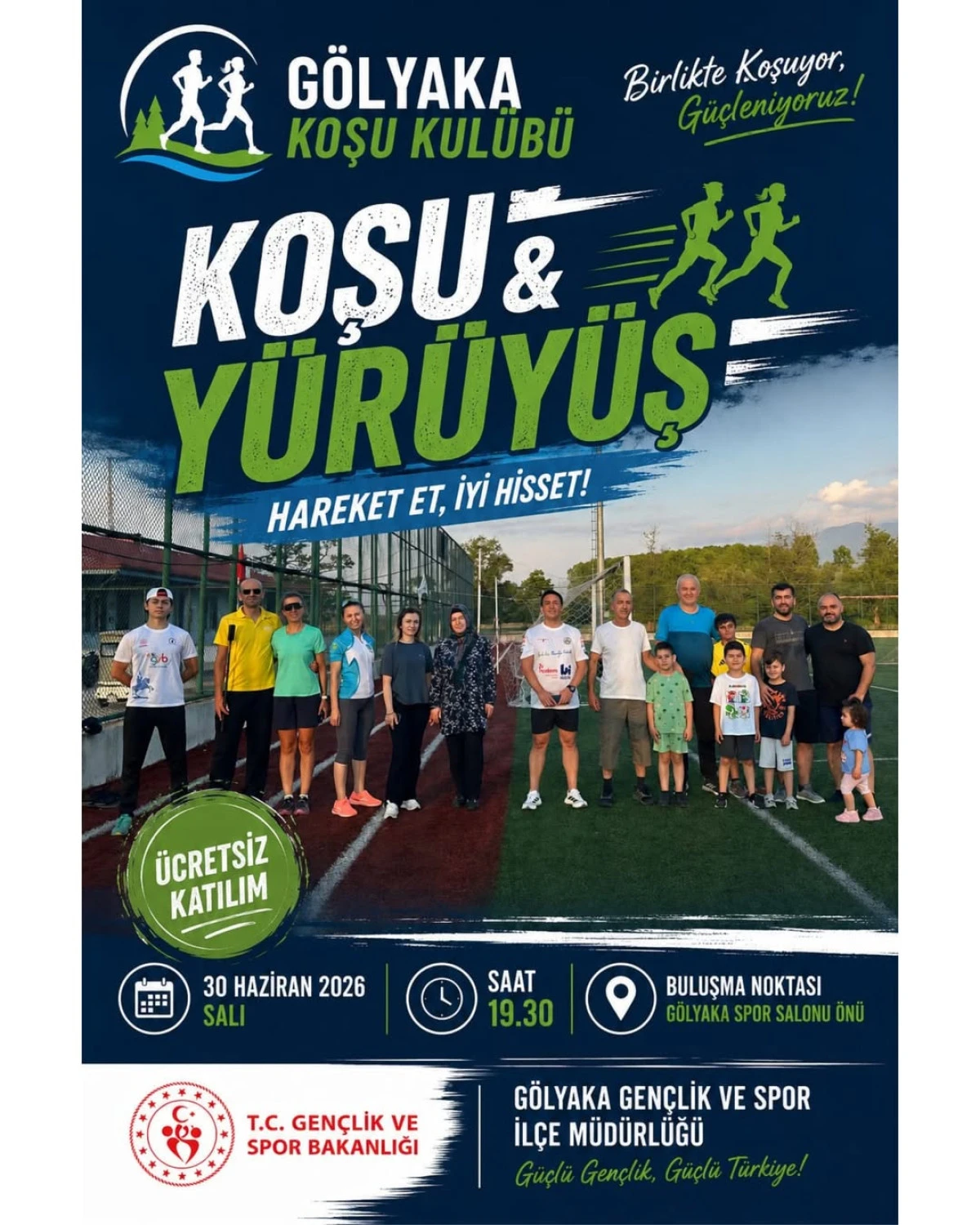 G&Ouml;LYAKA DA KOŞU Y&Uuml;R&Uuml;Y&Uuml;Ş&Uuml;