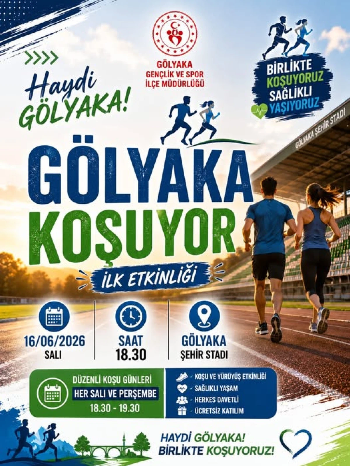 G&Ouml;LYAKA KOŞUYOR!