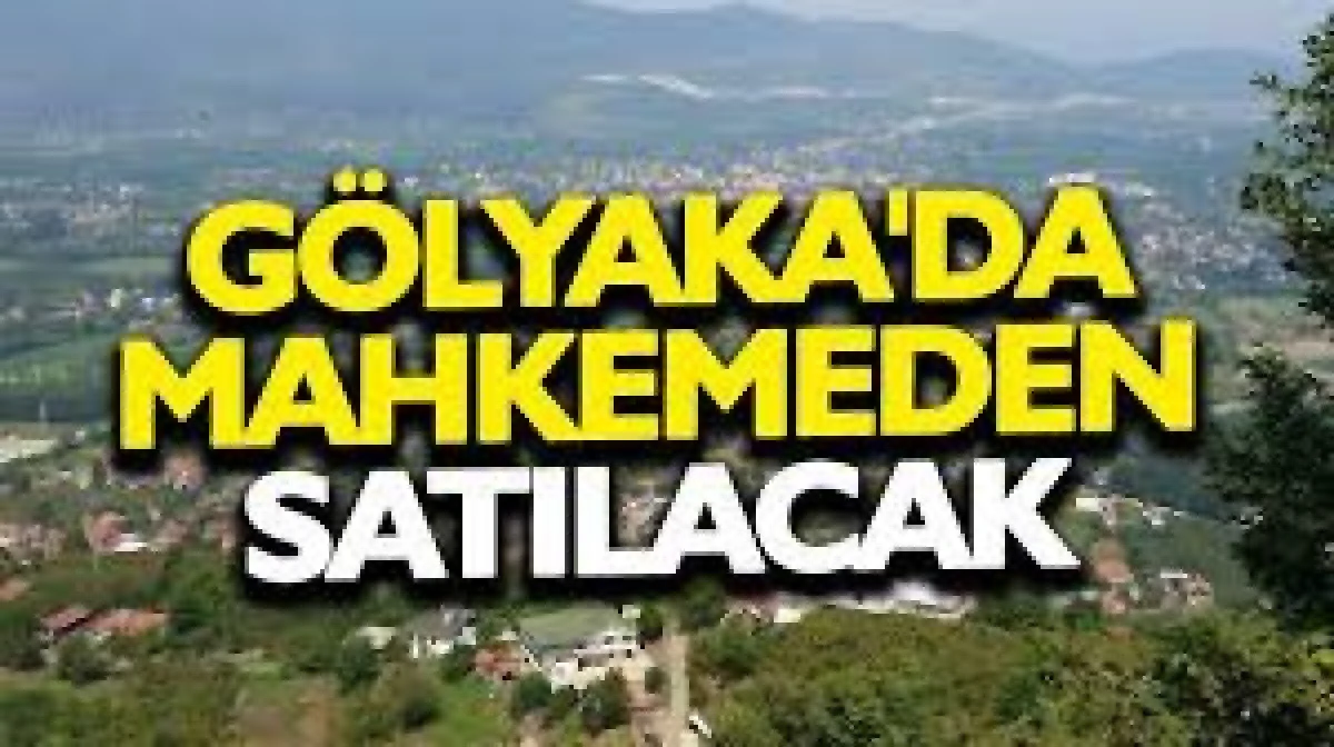 G&ouml;lyaka'da taşınmaz mahkemeden satılacaktır