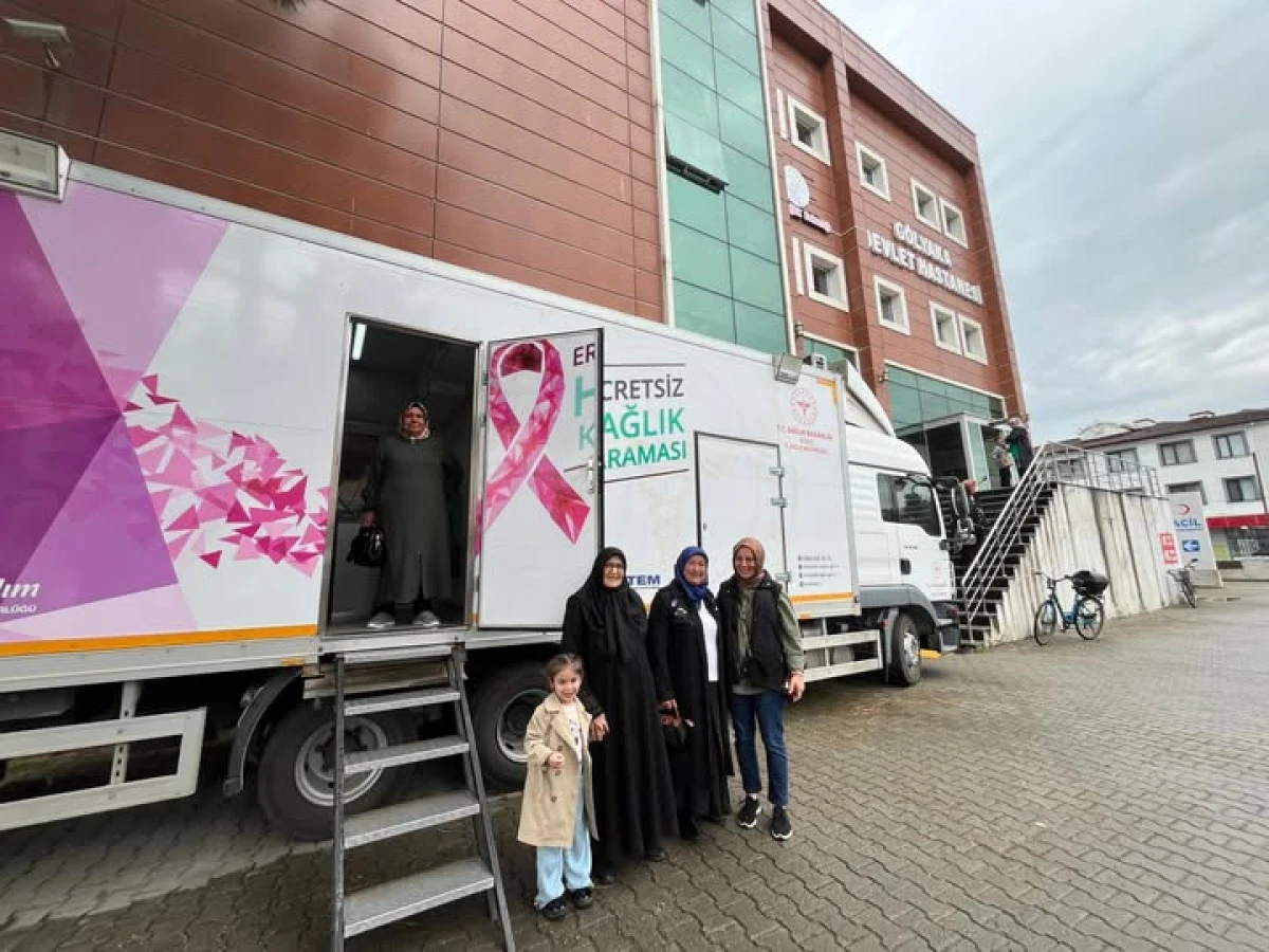 G&Ouml;LYAKA&rsquo;DA &Uuml;CRETSİZ KANSER TARAMASI BAŞLADI