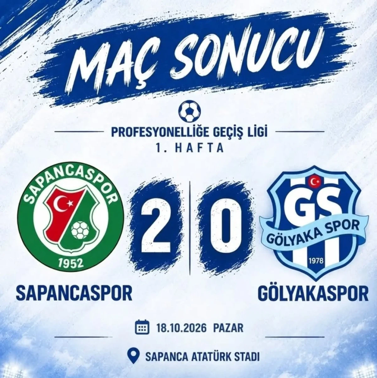 G&Ouml;LYAKASPOR ELİ BOŞ D&Ouml;ND&Uuml;