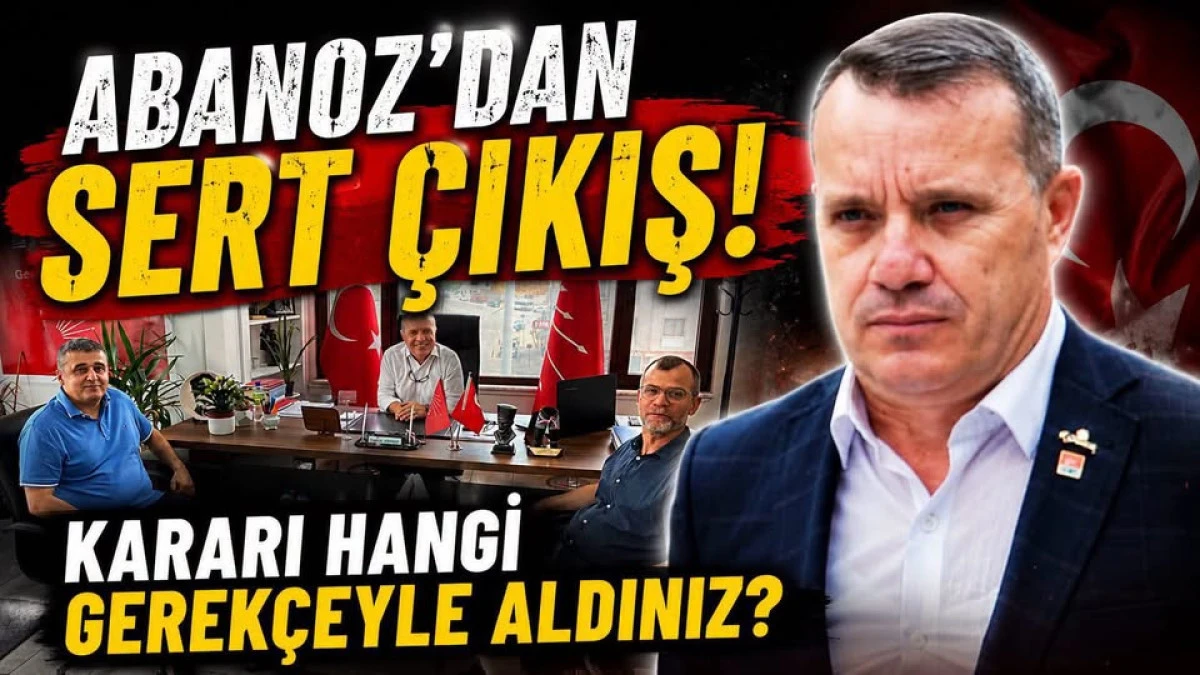 G&ouml;revden Alınan Dekanlarla İlgili CHP Ak&ccedil;akoca İl&ccedil;e Başkanı Abanoz&rsquo;dan A&ccedil;ıklama