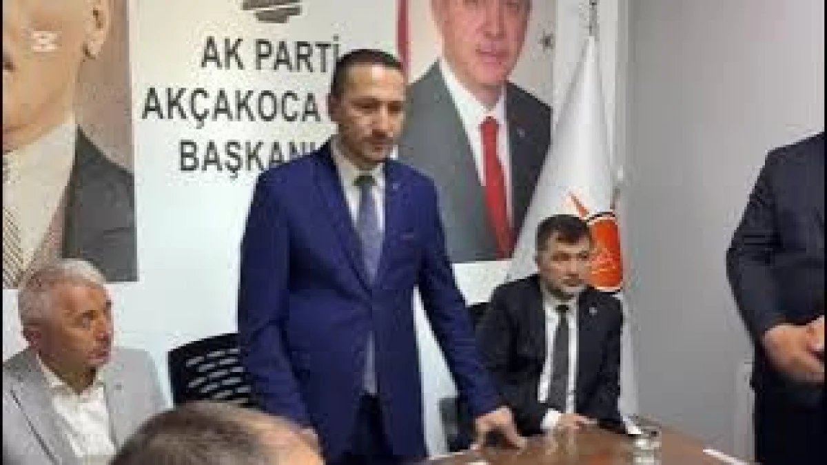 (G&ouml;r&uuml;nt&uuml;l&uuml;) AK PARTİ AK&Ccedil;AKOCA BAYRAMLAŞMA YOĞUN KATILIMLA GER&Ccedil;EKLEŞTİ