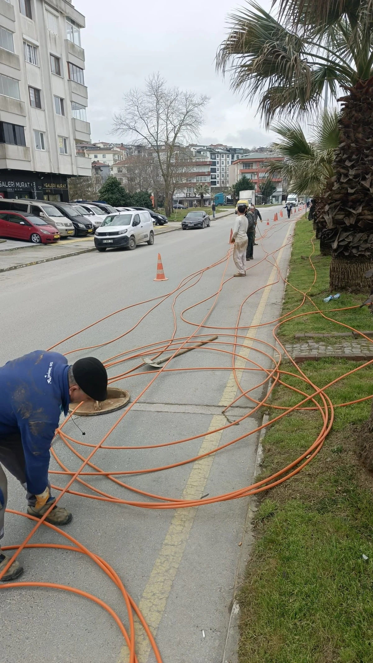 (G&ouml;r&uuml;nt&uuml;l&uuml;) AK&Ccedil;AKOCA 5G&rsquo;YE KAVUŞUYOR: FİBER ALTYAPI &Ccedil;ALIŞMALARI HIZ KESMİYOR