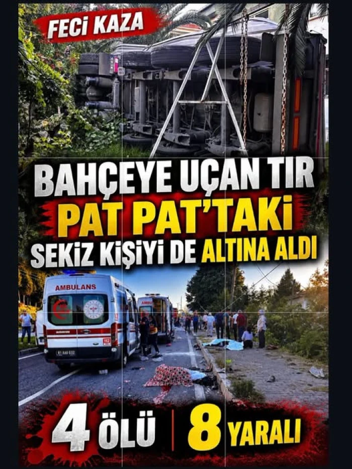 (G&ouml;r&uuml;nt&uuml;l&uuml;) AK&Ccedil;AKOCA DA &Ccedil;OK FECİ TRAFİK KAZASI 4 &Ouml;L&Uuml; 8 YARALI
