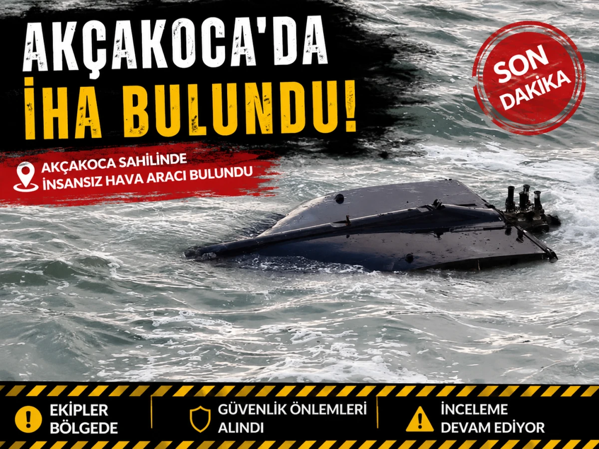(G&ouml;r&uuml;nt&uuml;l&uuml;) AK&Ccedil;AKOCA DA  İHA DENİZDEN &Ccedil;IKARILDI