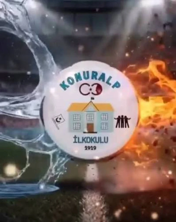 (G&ouml;r&uuml;nt&uuml;l&uuml;) Konuralp İlkokulu&rsquo;ndan Milli Takıma Anlamlı Destek