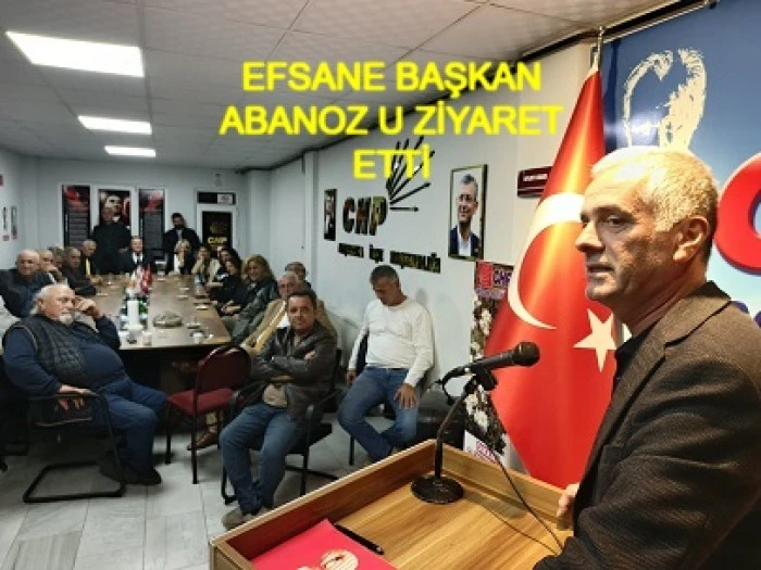 (Görüntülü) SEMİH CEMŞİT EFSANE BAŞKAN ABANOZU  ZİYARET ETTİ