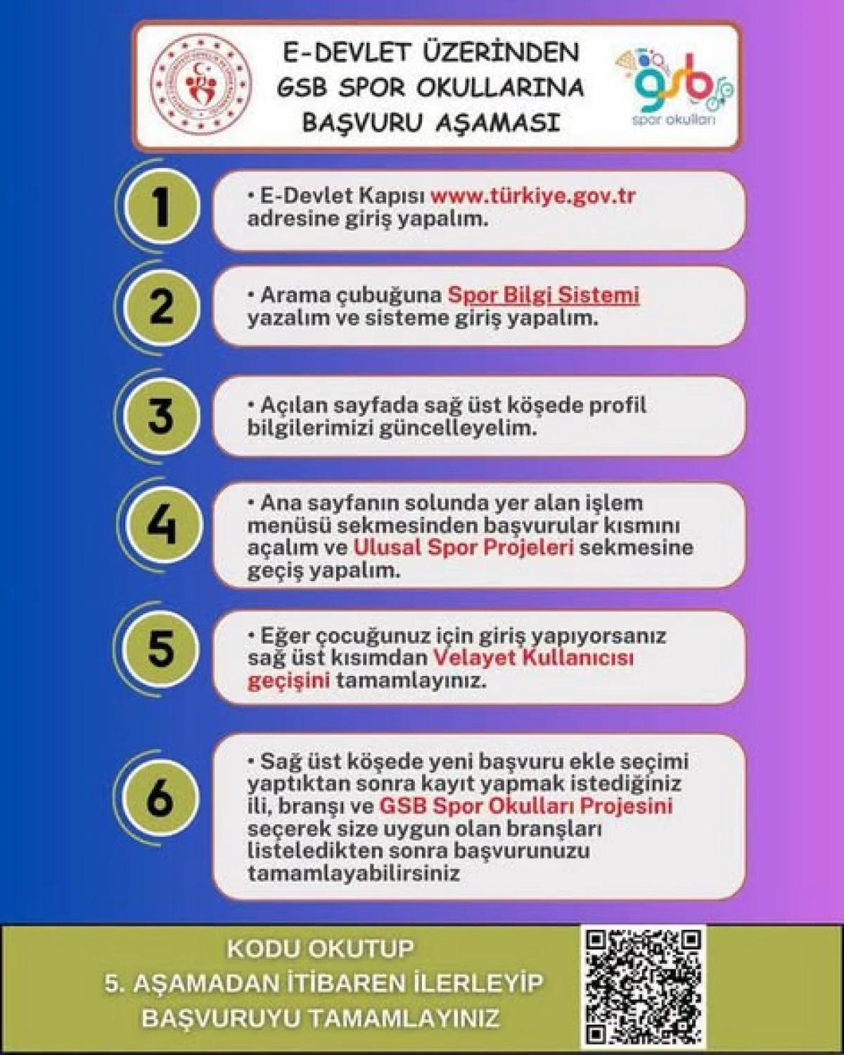 GSB Yaz Okulları kapsamında EK KONTENJANLAR a&ccedil;ılmıştır!