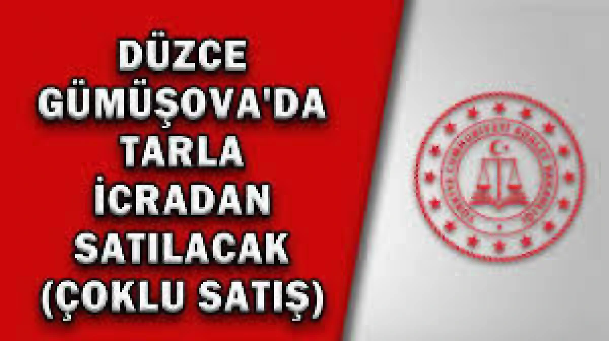 Gümüşova'da taşınmaz mahkemeden satılıktır