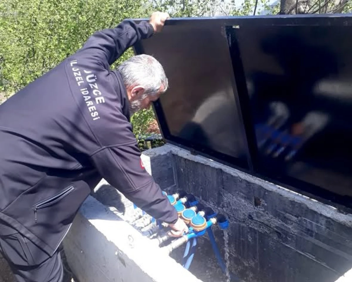 G&uuml;zeldere ve Hamam&uuml;st&uuml; K&ouml;ylerinde İ&ccedil;me Suyu Altyapısı Yenilendi