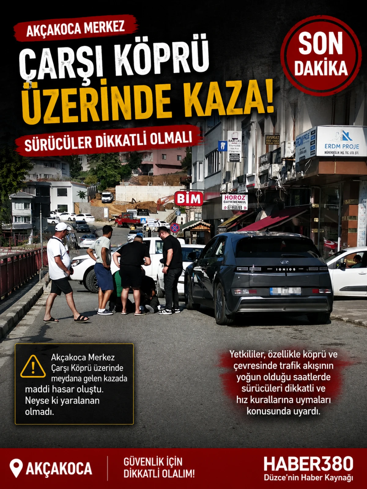HABER380'İN G&Uuml;NDEME TAŞIDIĞI BEŞYOL KAVŞAĞINDA KAZALAR BİTMİYOR