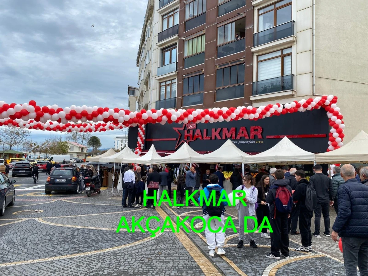 (Görüntülü) HALKMAR 11. ŞUBESİNİ AKÇAKOCA’DA AÇTI