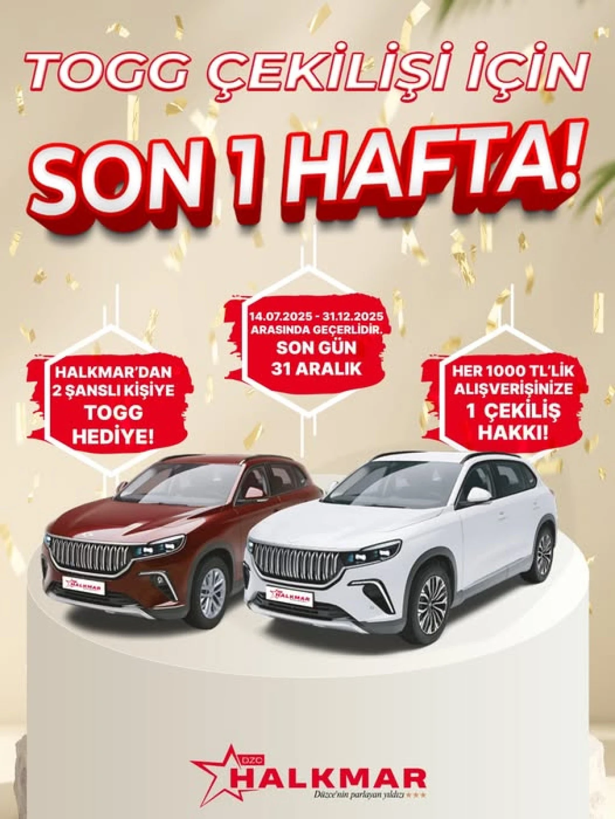 HALKMAR MARKETTEN TOOGG &Ccedil;EKİLİŞİ