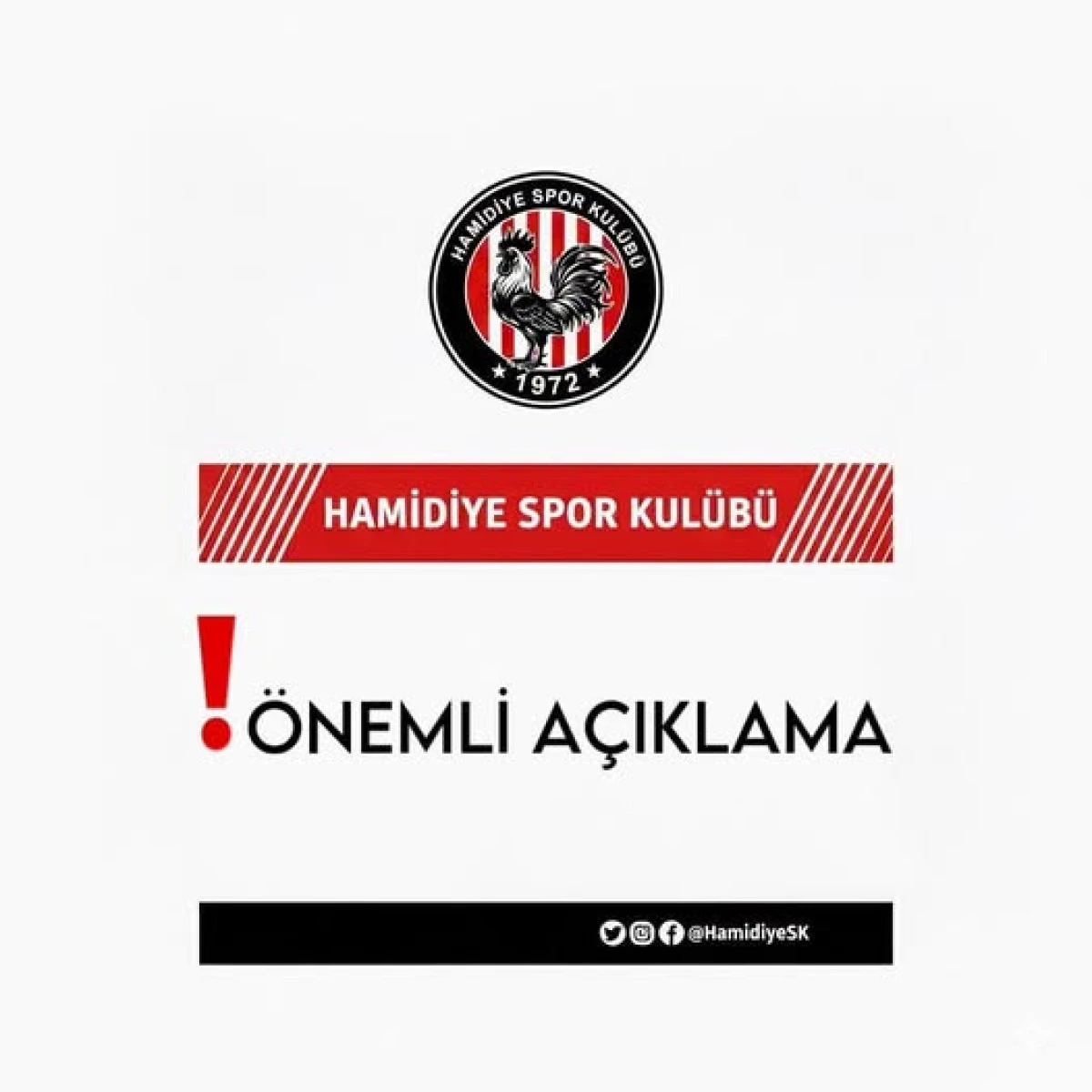 HAMİDİYESPOR DAN KINAMA-HAKSIZLIKLARA İSYAN EDİYORUZ !!