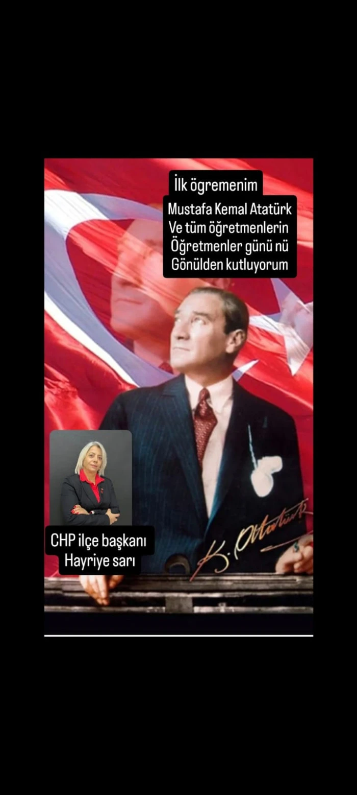 HAYRİYE SARI DAN,ÖĞRETMENLER GÜNÜ MESAJI