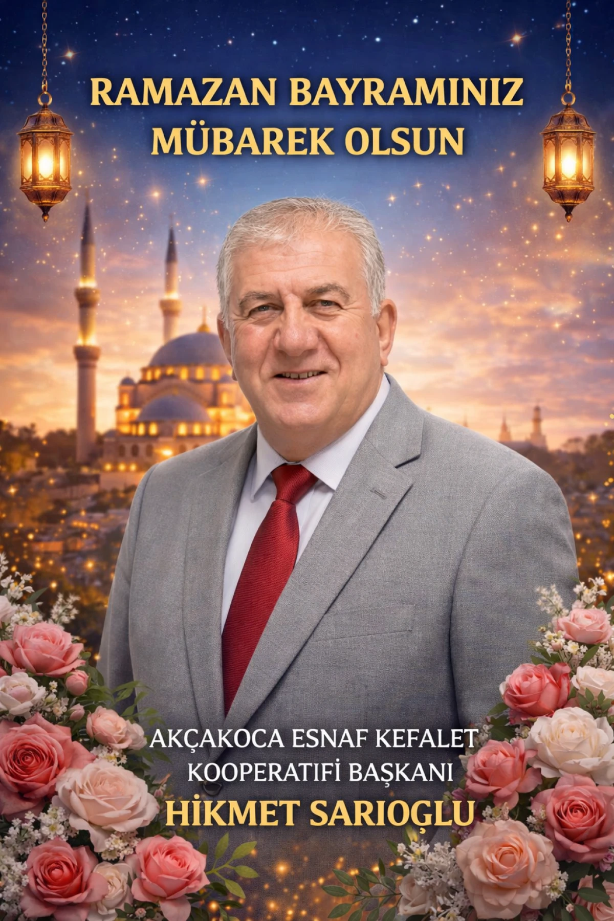 HİKMET SARIOĞLU&rsquo;NDAN, RAMAZAN BAYRAMI MESAJI