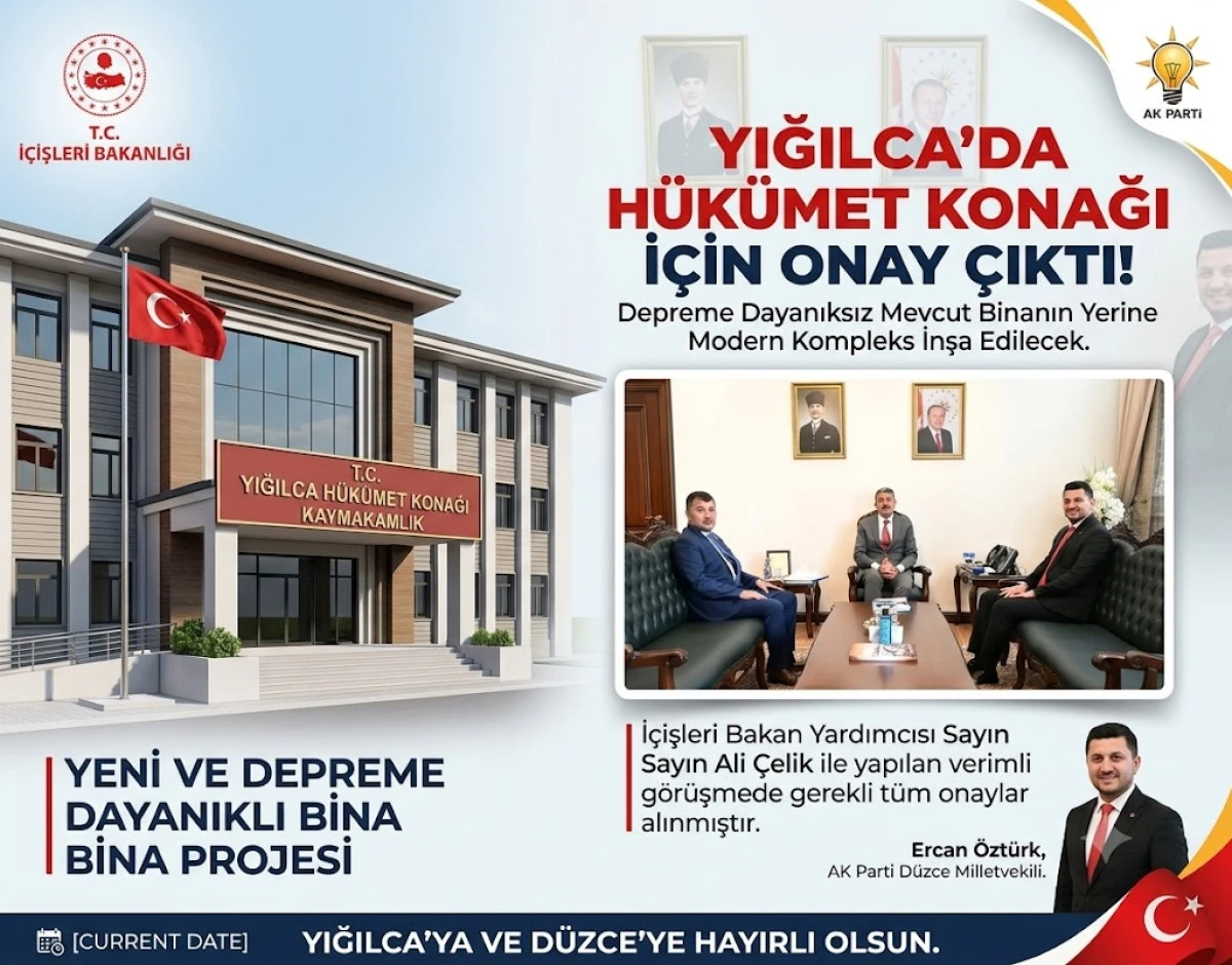 H&uuml;k&uuml;met Konağı i&ccedil;in onay &ccedil;ıktı