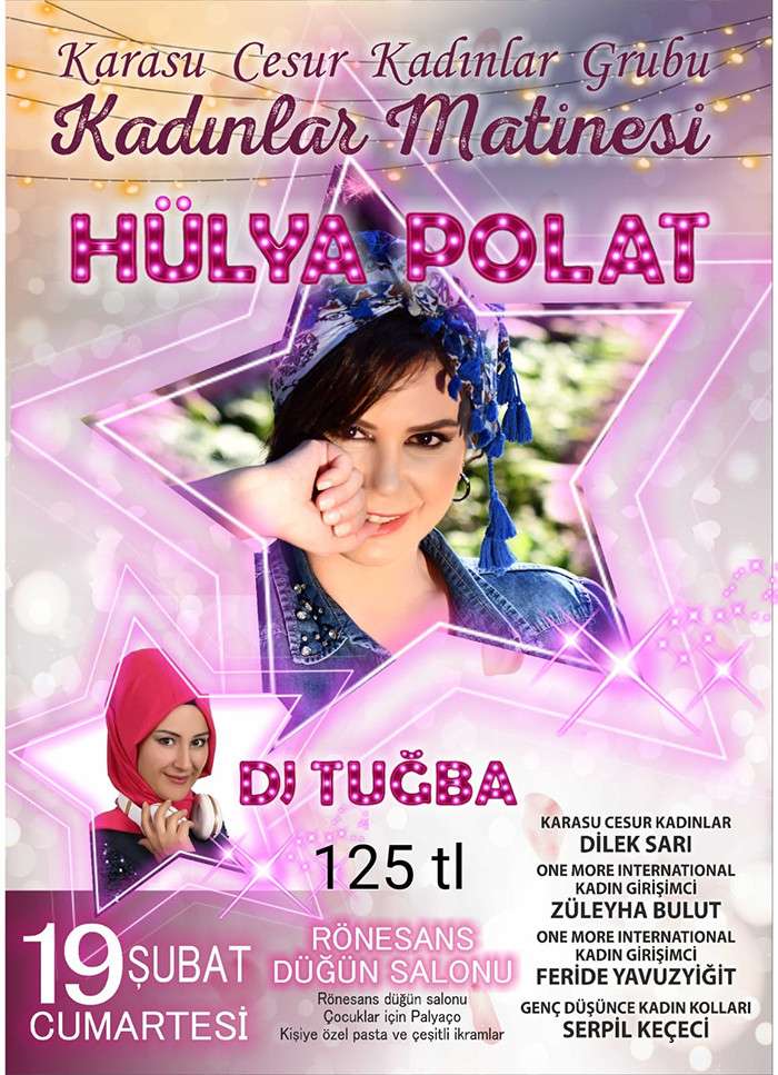 Hülya Polat, Karasu’ya geliyor  
