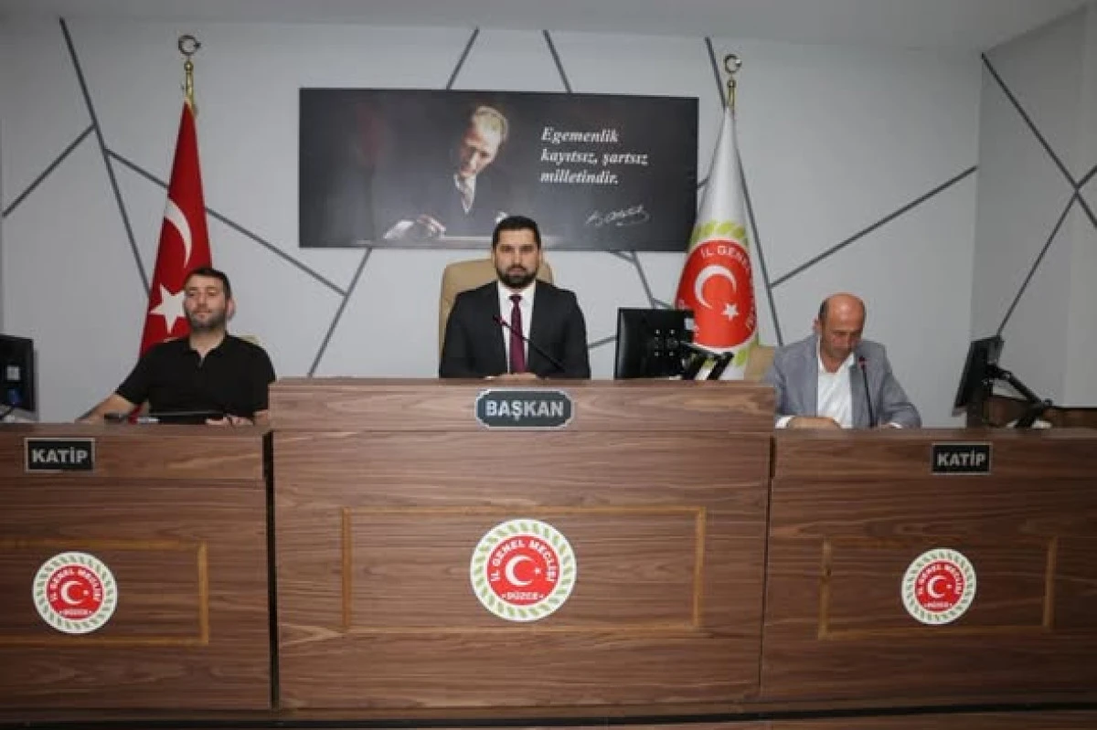 İL GENEL MECLİSİ HAZİRAN AYI TOPLANTILARI SONA ERDİ
