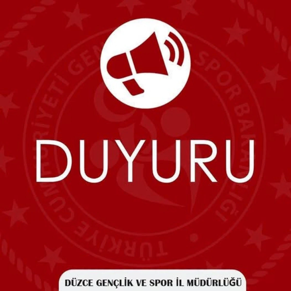 İL SPOR M&Uuml;D&Uuml;RL&Uuml;Ğ&Uuml; DUYURDU