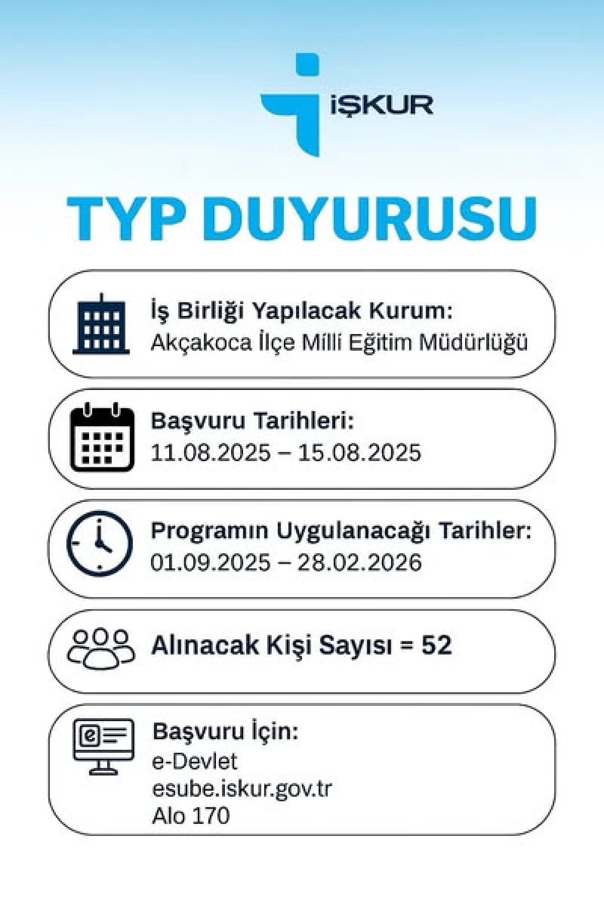 KUR AKAKOCA MLL ETMDE ALIACAK ELEMAN ARIYOR