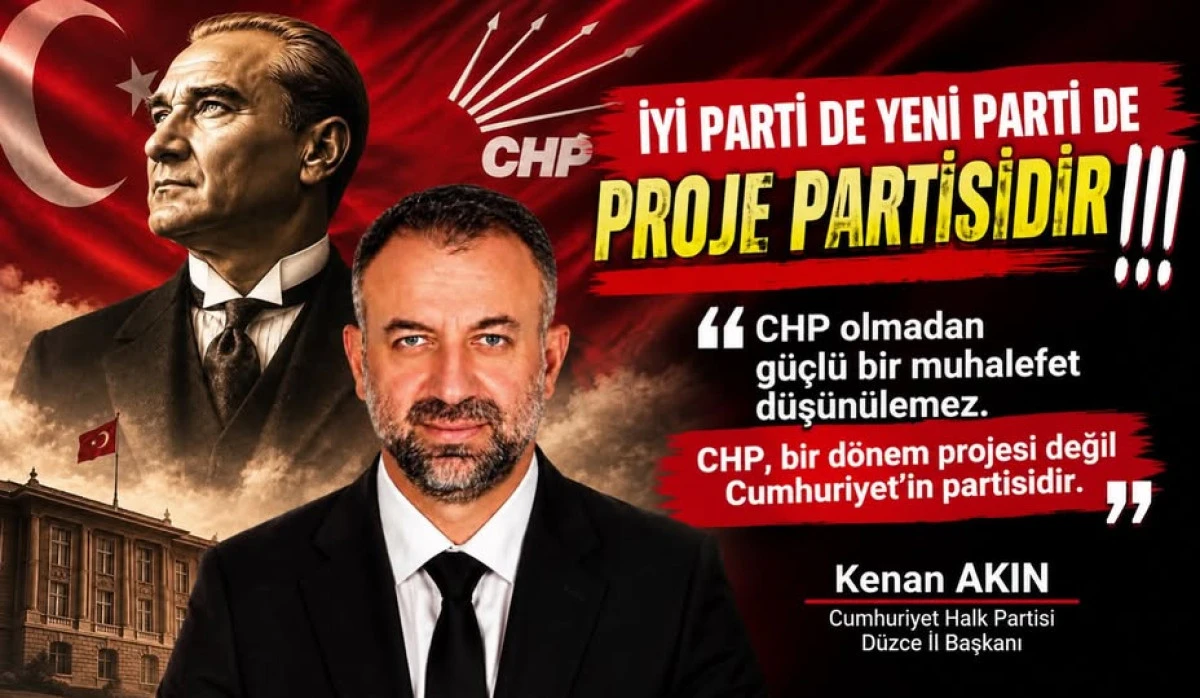 &ldquo;İYİ PARTİ DE YENİ PARTİ DE PROJE PARTİSİDİR&rdquo;