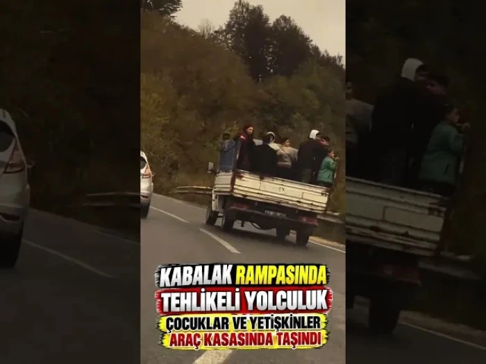 KABALAK RAMPASINDA TEHLİKELİ YOLCULUK