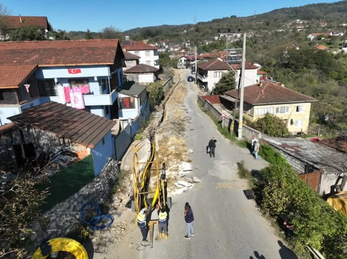 KABALAK&rsquo;TA DOĞALGAZ &Ccedil;ALIŞMALARI BAŞLARI.
