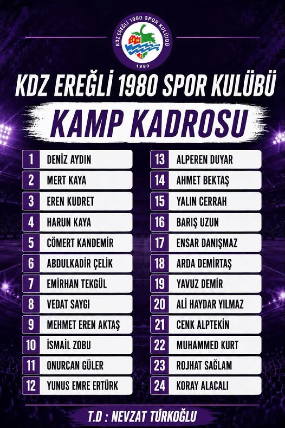KARADENİZ EREĞLİ 1980 SPOR BOLU KAMPINA ULAŞTI