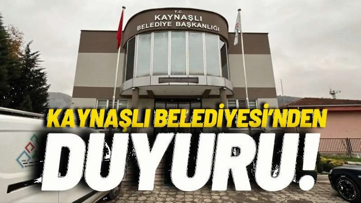 Kaynaşlı Belediye Başkanlığı'ndan muhtelif ara&ccedil;lar satılacaktır