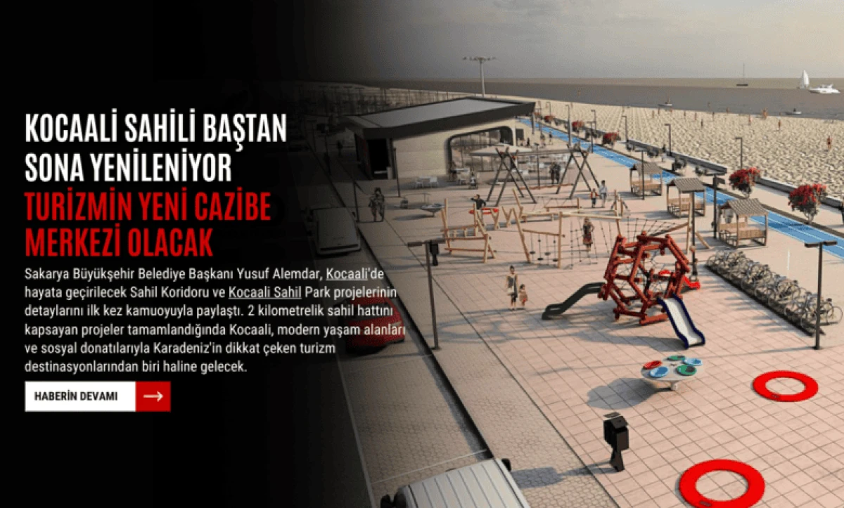 KOCAALİ SAHİLİ YENİLENİYOR!