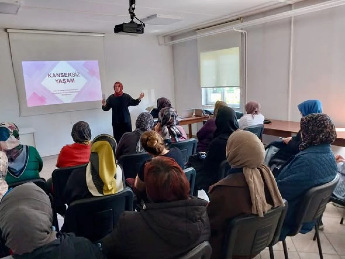 KURSİYERLERE KANSER EĞİTİMİ