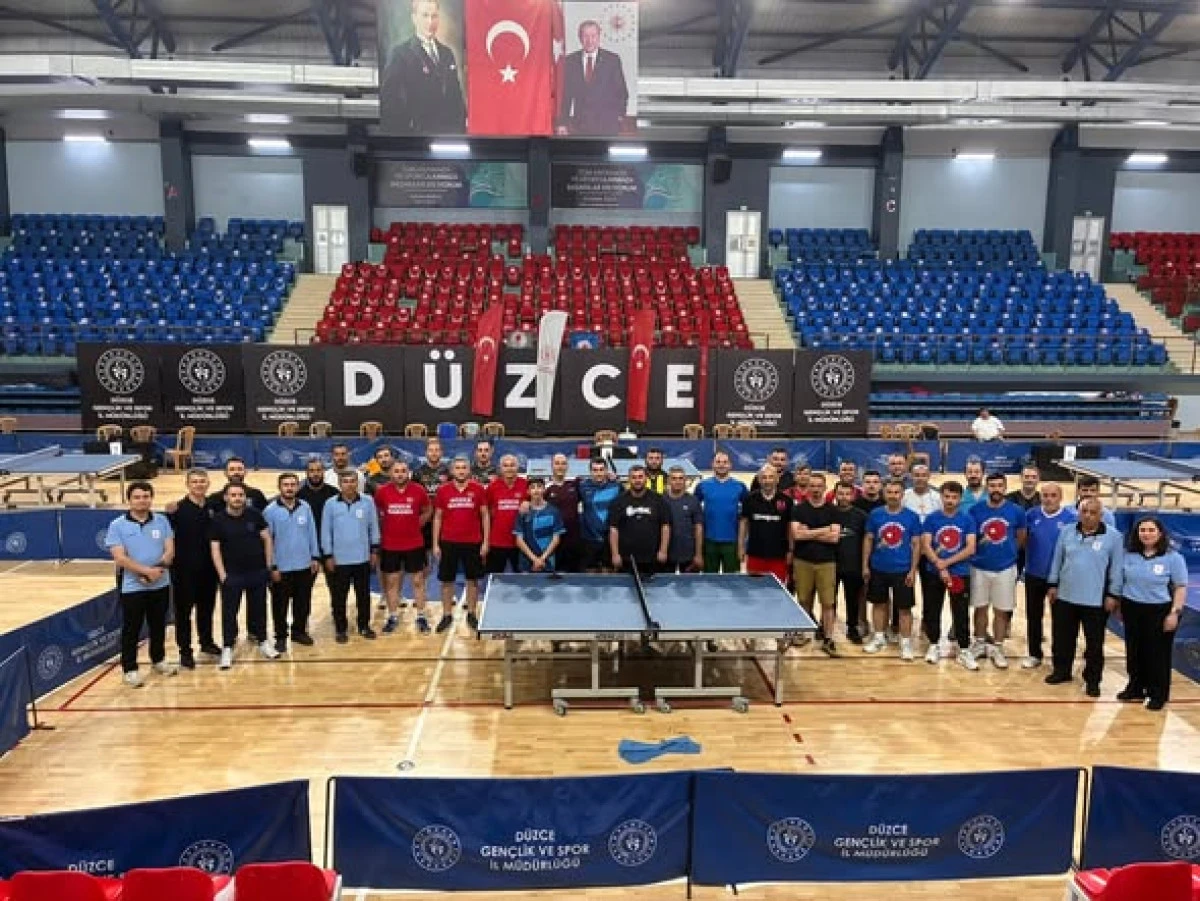 Kurumlar Arası Masa Tenisi Turnuvası Tamamlandı
