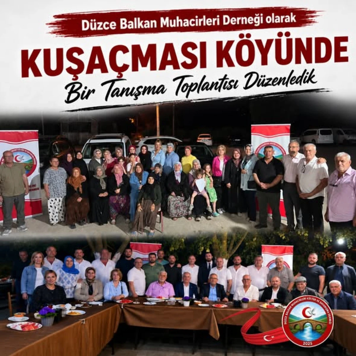 KUŞA&Ccedil;MASI K&Ouml;Y&Uuml;NDE BİRARAYA GELDİLER