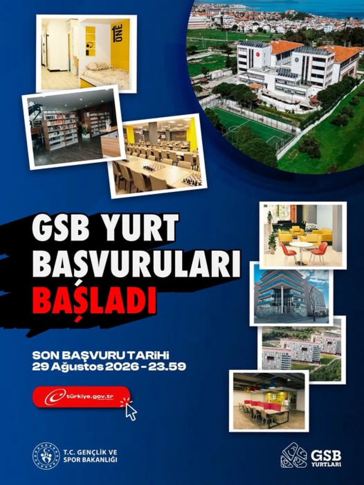 KYK yurt başvuruları başladı: Son tarih 29 Ağustos!