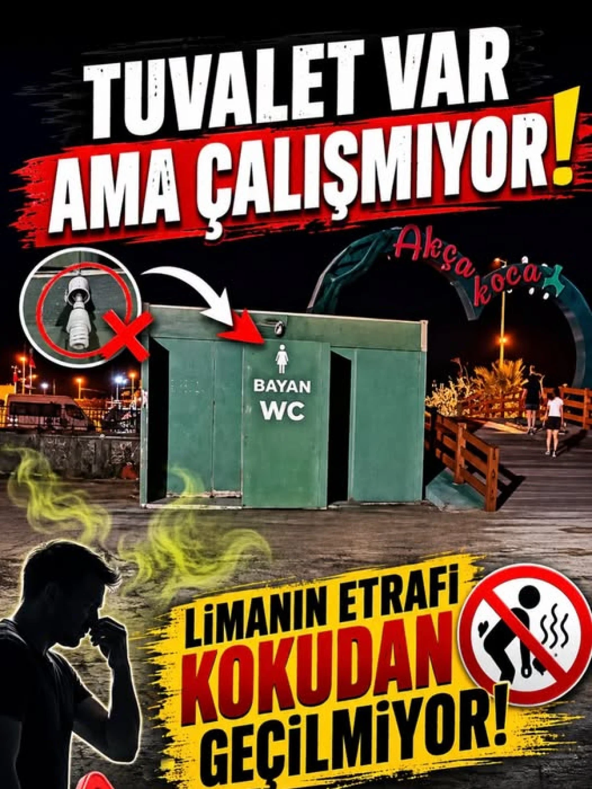 LİMANDA TUVALET &Ccedil;İLESİ: VAR AMA &Ccedil;ALIŞMIYOR!