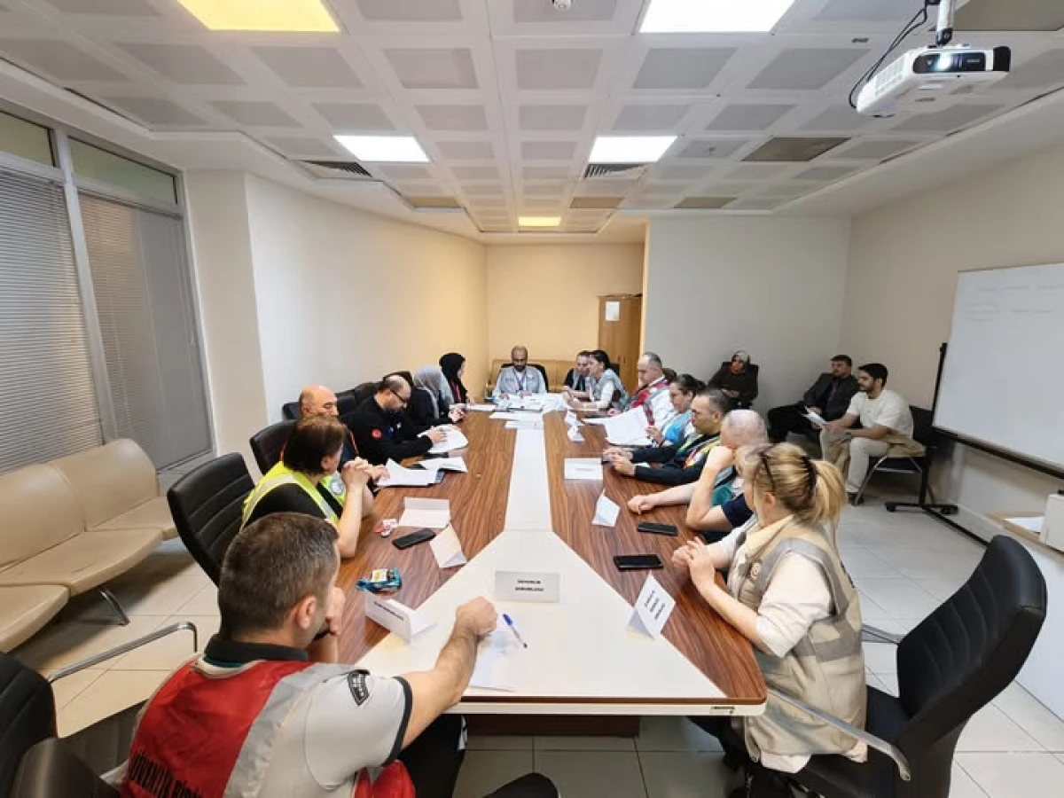 MASA BAŞI EĞİTİM TATBİKATI GER&Ccedil;EKLEŞTİRİLDİ