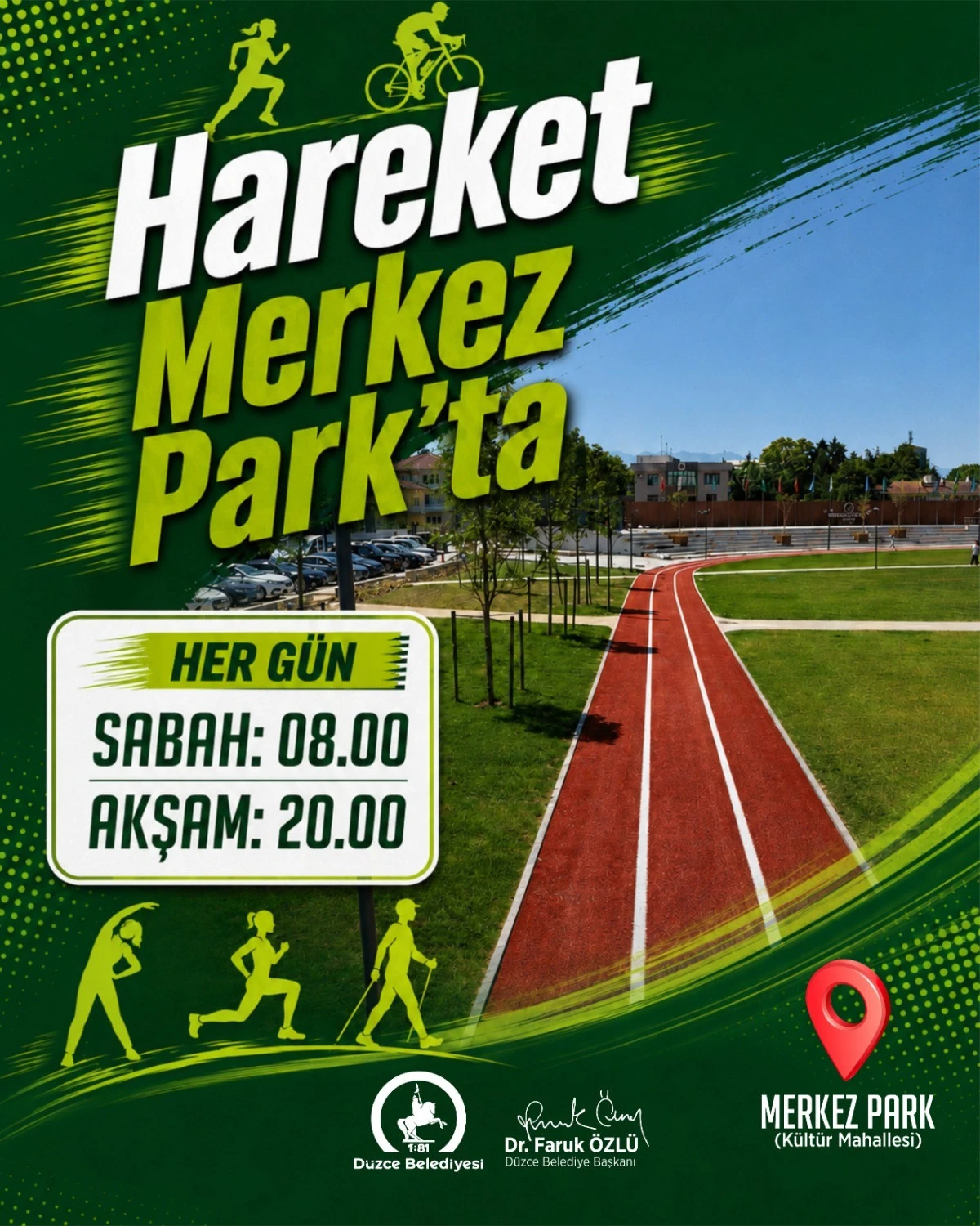 MERKEZ PARK&rsquo;TA SPOR ETKİNLİKLERİ BAŞLIYOR