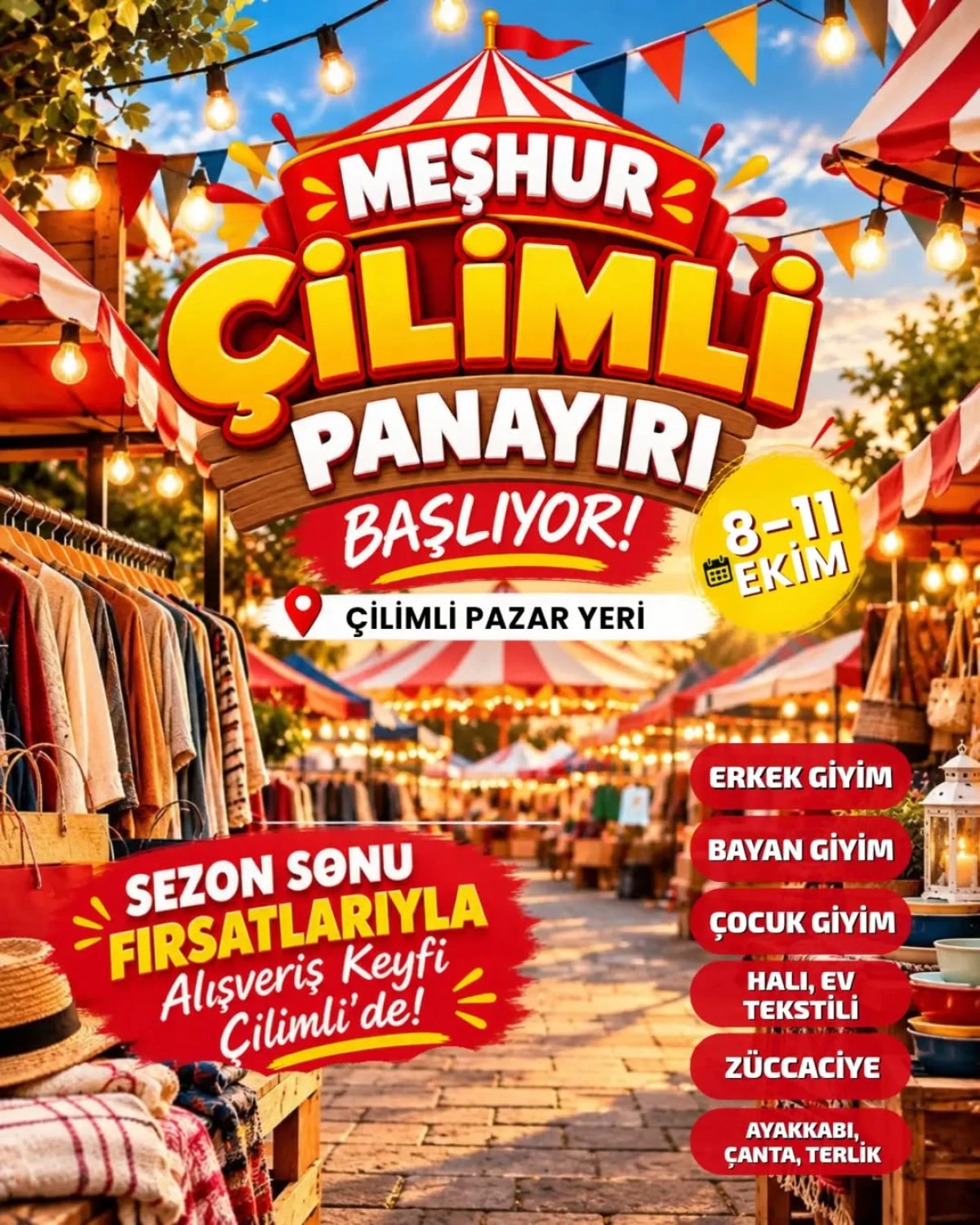 Meşhur &Ccedil;ilimli Panayırı Başlıyor!