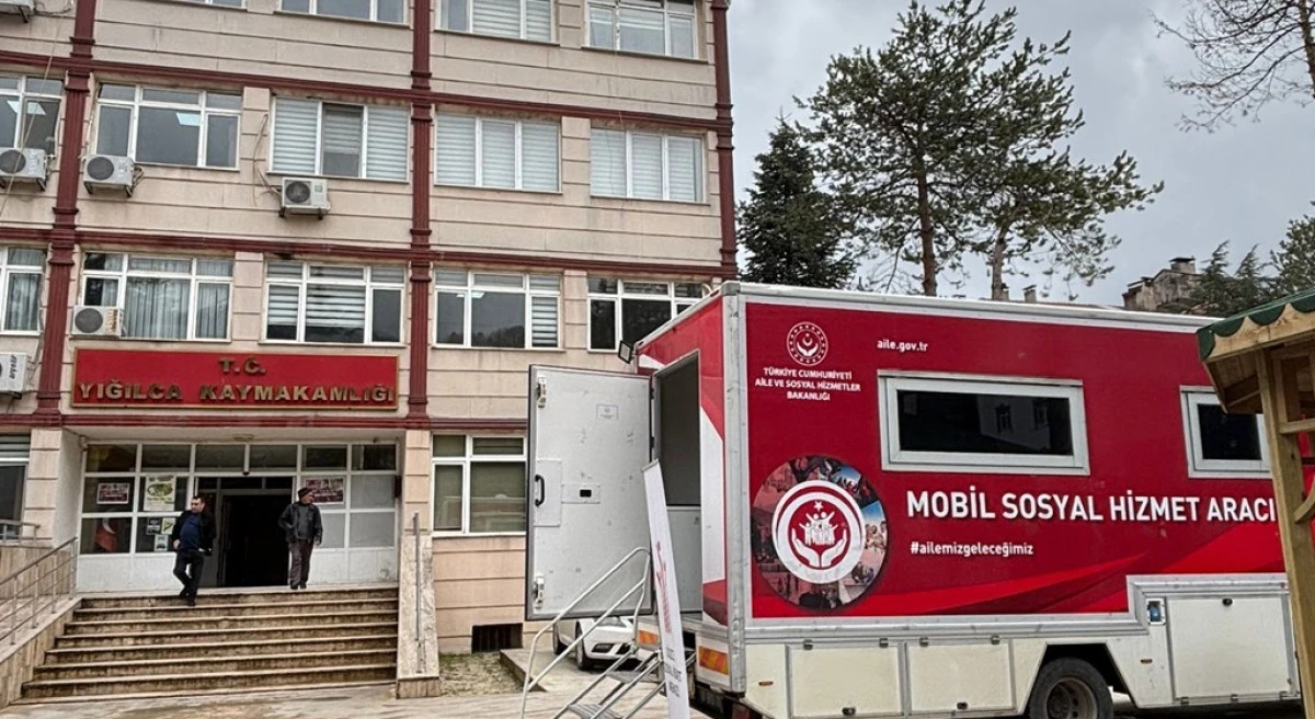 Mobil Sosyal Hizmet Aracı Yığılca&rsquo;da Vatandaşlarla Buluştu.