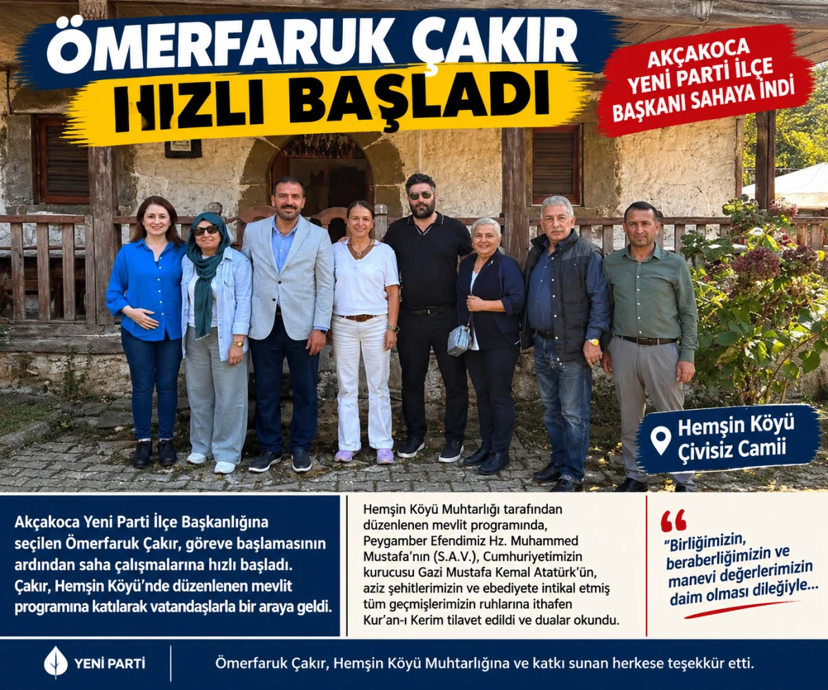 &Ouml;MERFARUK &Ccedil;AKIR HIZLI BAŞLADI